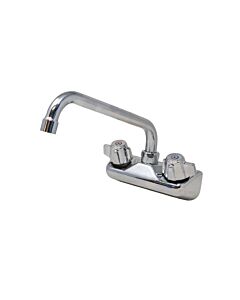 Zanduco Wall Mount Bar Sink Faucet with 10" Swing Spout and 4" Centers