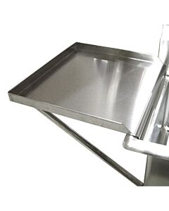 Zanduco Removable Stainless Steel Knockdown Drain Board for 18" x 21" Sink