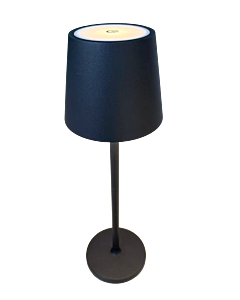 Omcan 3.9" x 14.96" Black LED Rechargeable Table Lamp with 5V(3600mA) Battery Power and 3000K/6000K Colour Temperature - CA