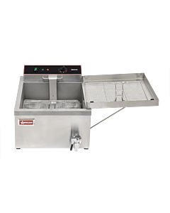 Omcan 25 lb Commercial Countertop Donut & Funnel Cake Electric Fryer - 120V - USA