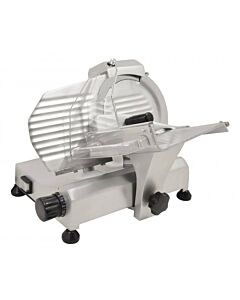 Zanduco 8" Belt-Driven Meat Slicer with Fixed Blade Sharpener