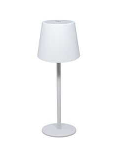 Omcan Muskoka White LED Rechargeable Table Lamp - 5V / 3600mA - USA