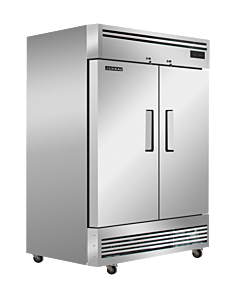 Juneau 54" Reach-In Double Solid Door Refrigerator 39 cu.ft. - 115V, 410W