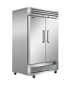 Juneau 54" Reach-In Double Solid Door Refrigerator 39 cu.ft. - 115V, 410W