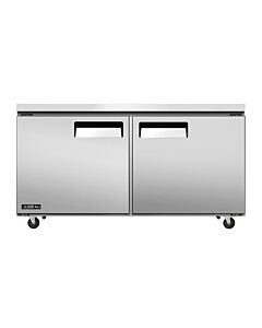 Juneau 60" Undercounter Freezer Double Door, 8.9 cu.ft. - 115V, 780W