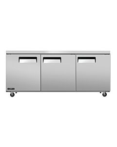 Juneau 72" Undercounter Freezer Three Door, 11 cu.ft. - 115V, 780W