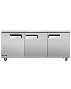 Juneau 72" Undercounter Freezer Three Door, 11 cu.ft. - 115V, 780W - CA