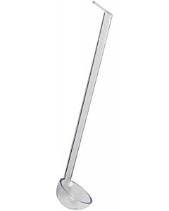 Omcan 13'' One-Piece Polycarbonate Ladle - Clear - USA