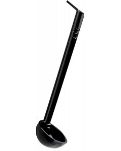 Omcan 13'' One-Piece Polycarbonate Ladle - Black - USA