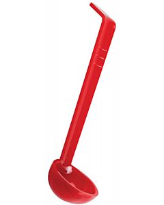 Omcan 13" One-Piece Polycarbonate Ladle - Red - USA