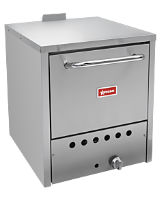 Omcan 19.5" Single Chamber Countertop Pizza Oven, Natural Gas - 32,000 BTU