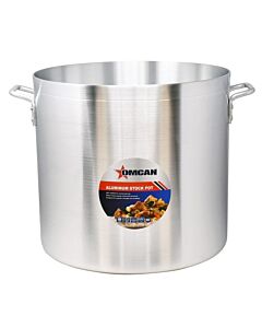 Omcan 60 Qt Aluminum Stock Pot 17.3" Diameter - CA
