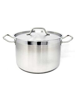 Omcan 12 QT/11.4 L Stock Pot with Cover - CA