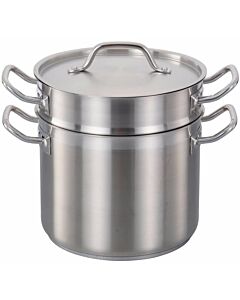 Omcan 8 QT Stainless Steel Double Boiler - CA