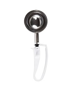 Vollrath 47390 Disher With Squeeze Handle 4 7/10 Oz - White