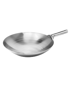 Omcan Stainless Steel Mandarin Wok with Welded Joint - NSF