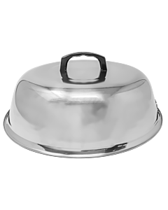 Omcan 14" Stainless Steel Wok Cover - NSF - CA