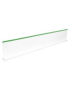 Omcan 5" x 30" White Divider with Green Beading - CA