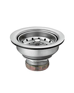 Omcan 3.5" Drain Basket with Stopper