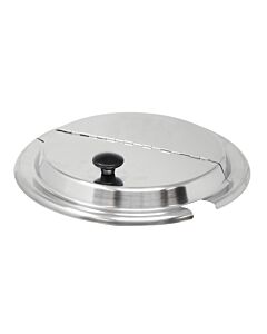 Omcan Stainless Steel Hinged Covers for Steam Table Inset