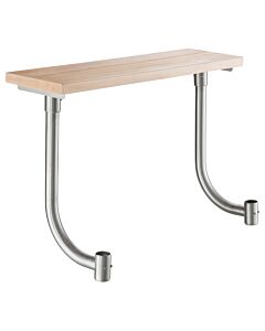Omcan 10" X 30" Wooden Adjustable Cutting Board for 24" Long Equipment Stand - Maple Wood - CA