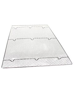 Johnson & Rose Rectangular 17" x 25" x 1.5" Mesh Icing Grate - USA