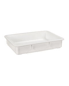 Omcan 18" x 12.75" x 3" Stackable Pizza Dough Proofing Box