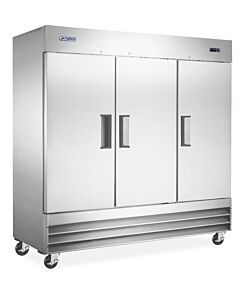 Aurora 81" Reach-In Three-Doors Refrigerator with 2040L Capacity - 120V, 3/4 HP