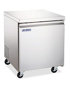 Aurora 27" Undercounter Single-Door Refrigerator with 177L Capacity - 110V, 1/6 HP