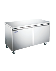 Aurora 47" Undercounter 2-Doors Refrigeration with 340L Capacity - 110V, 1/4 HP