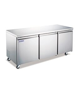 Aurora 72″ Undercounter 3-Doors Refrigerator with 440L Capacity - 110V, 0.2 HP