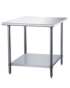 Dukers DCSTW-3024 Stainless Steel Work Table - 36" x 24" x 30" - USA
