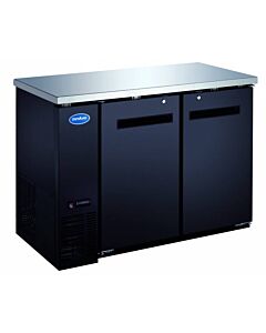 Zanduco 48" Two Solid Door Back Bar Refrigerator - 11 Cubic Feet