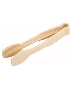 Winco PUTF-6B Polycarbonate Flat Tongs, 6-Inch, Beige - CA