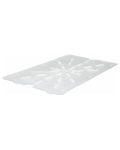 Winco Full Size Polycarbonate Drain Shelf - CA