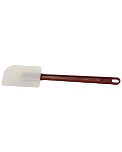 Omcan High Temperature Silicone Scraper with Red Handle - USA