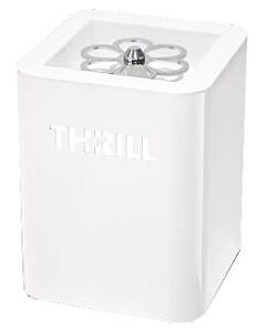 Thrill Vortex F1-PRO White Tabletop Glass Chiller and Sanitizer - 6644TH001