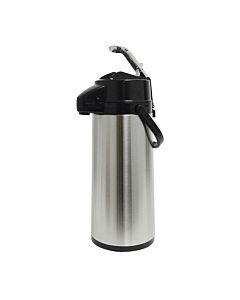 Omcan 2.2 L Air Pot with Glass Liner and Stainless Steel Housing for Stainless Steel Coffee Maker