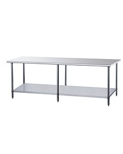 Dukers DCSTW-3072 Stainless Steel Work Table - 36" x 72" x 30" - USA