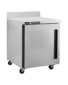 Centerline CLUC-27F-SD-WTL 27" One Solid Door Undercounter Freezer with Worktop - Left Hinge