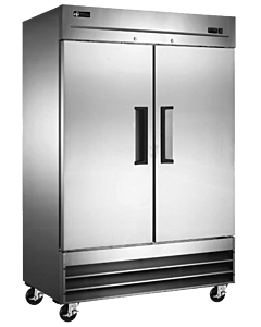 EFI X-Line F2-54VCX 54" Bottom Mount Two Solid Door Reach-In Freezer - 115V, 1 HP - CA
