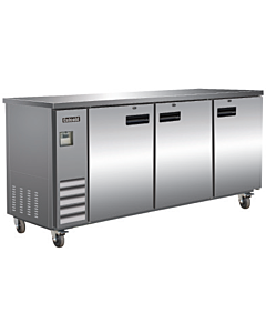 Celcold CBB72S 73" Stainless Steel Back Bar - 17.26 Cu.Ft - USA