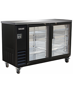 Celcold-CBB48G 49" Double Glass Door Back Bar - 10.45 Cu. Ft. - USA