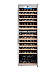 Vinovero 25" Dual Zone Wine Cooler with 126 Bottle Capacity and Stainless Steel Door - CA