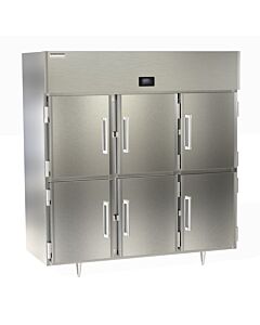 Delfield DSLF3-SH 83" Wide Triple Section Reach In Freezer with Solid Half Doors