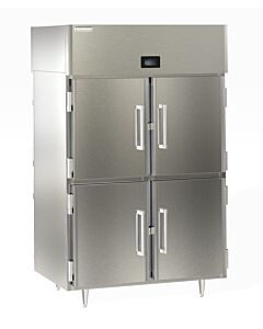 Delfield DSLFPT2-SH 66" Wide Double Section Pass Through Freezer with Solid Half Doors