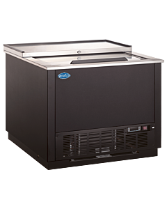 Zanduco 36" Black Glass Froster / Plate Chiller with 240L Capacity - 115V, 280W - CA