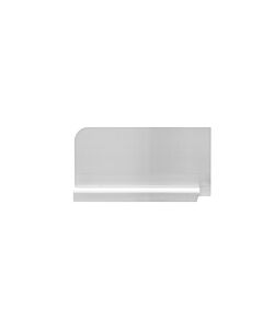 Zanduco Stainless Steel Splash Guard for 18" x 18" Pot Sinks - Left
