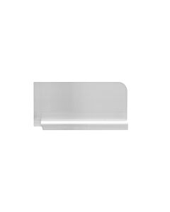 Zanduco Stainless Steel Splash Guard for 18" x 18" Pot Sinks - Right