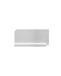 Zanduco Stainless Steel Splash Guard for 20" x 20" Pot Sinks - Left